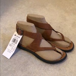 Columbia Caprizee Sandals Nubuck Elk 9